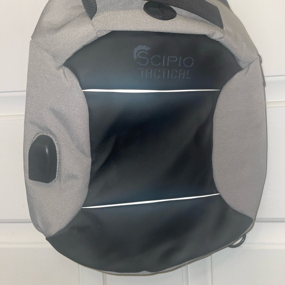 Scipio Tactical Gray and Black Backpack